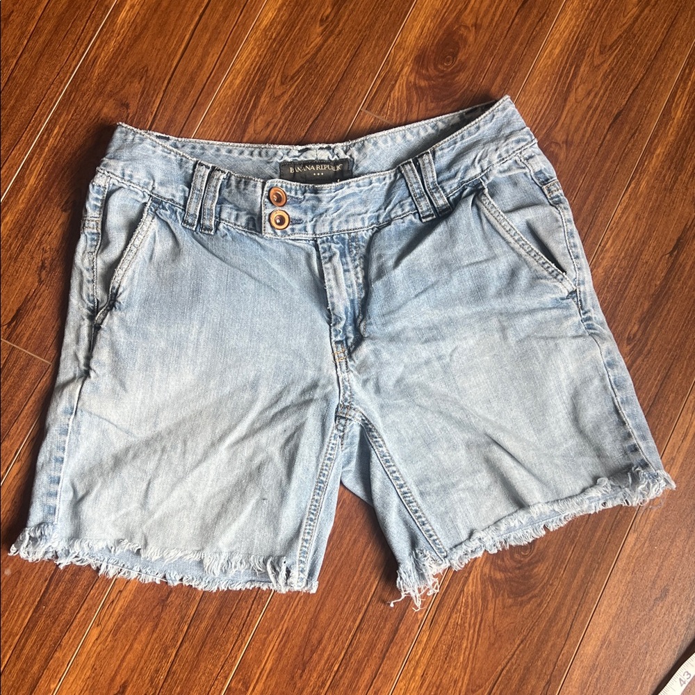 Banana Republic Light Blue Jean Shorts